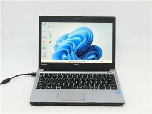 中古/13.3型　1600X900/ノートPC/Windows11/新SSD256/4GB/4世代i5/NEC　VC-H office搭載 HDMI USB3.0　Bluetooth