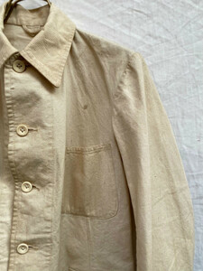 レア 旧日本軍 骨ボタン 斜め フラップ ポケット ジャケット JAPAN VINTAGE ジャパンヴィンテージ 昭和十八年製 本廠検定 30s40s 戦争資料