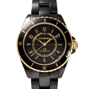 シャネル CHANEL J12 H9541 ブラック/アラビア文字盤 未使用 腕時計 メンズ