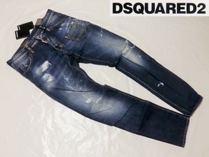 ★新品! DSQUARED2 リッチでお洒落!存在感抜群☆COOL GUY JEAN S74LA0837 都会派オトナの今ドキ!格上げ☆ミセる♪秀逸加工デニム＜48＞伊製