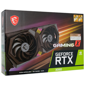 MSI製グラボ GeForce RTX 3060 GAMING X 12G PCIExp 12GB [管理:1000016973]