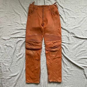 Helmut Lang A/W 1998 Leather Astro Biker Pants Archive 本人期　初期
