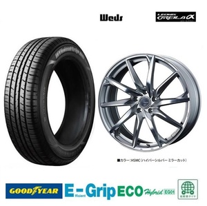 取寄せ品 WEDS グレイラα 6.5J+53 5H-114.3 グッドイヤー EG01 2021年 215/50R17インチ RP ステップワゴンスパーダ ステップワゴン