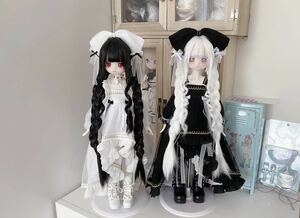 BJDドール用ウィッグ MDD/kumako/DDサイズ通用 全6色 8-9インチ 球体関節人形 doll