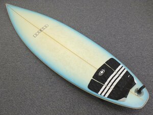 【中古品】DHD /ダレン・ハンドレー★サーフィン サーフボード 全長186cm フィン付き