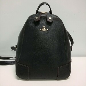 美品 Vivienne Westwood ヴィヴィアンウエストウッド バック バッグ 鞄 ブラック系 リュック