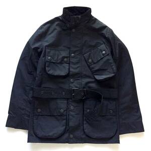 美品 Barbour INTERNATIONAL Riders jacket バブアー インターナショナル ライダースジャケット 34 英国アウトドア ライフスタイルブランド