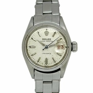 ROLEX ロレックス 6516 Oyster Perpetual Date オイスターパーペチュアルデイト シルバー 自動巻き J59522