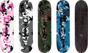 フルコンポ supreme 20aw camo logo skateboard 4枚セット