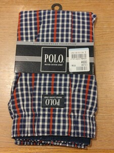 《新品》POLO メンズ 前開き トランクス Lサイズ 下着 パンツ 紳士物 c135/477