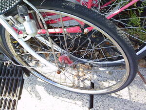 岐阜中古自転車部品　24インチARAYAステンレスホイル画像の本体　中古部品　趣味の自転車　ブリジストン車からばら売り