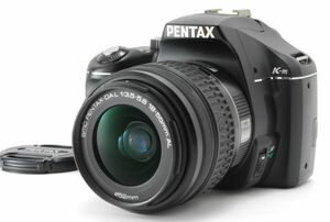 ペンタックス PENTAX K-m + 18-55mm F3.5-5.6 AL レンズキット 《 SDカード & iPhone転送ケーブル付 》　D240410117-240412