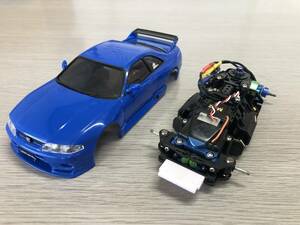 京商 ミニッツMR-03 EVO ナロー　緑モーター　中古　おまけ付