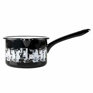 ピー・オー・エス Moomin Muurla Enamel Black Jam Milk Saucepan 約250×105×145mm