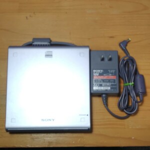 ★ SONY cdrw ドライブ pcga - cdrw 52 中古品 動作未確認 AC アダプター付き ★