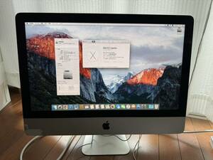 iMac 2012 21.5インチ　i5-8G-SSD500G