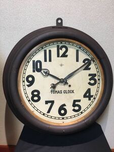 TOMAS CLOCKアンティーク 振り子時計 壁掛け時計 丸型