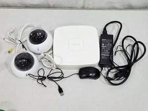 [現状品] Dahua ダーファ NVR DHI-NVR4104-P-4KS2-WHITE 6TB + カメラ DH-IPC-HDBW5831RN-ZE 初期化/フォーマット済み (2)