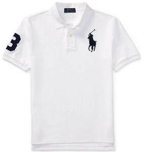 【新品】ラルフローレン ■ 鹿の子ポロシャツ ■ XXL ■ ビッグポニー ホワイト 白 POLO RALPH LAUREN 正規品