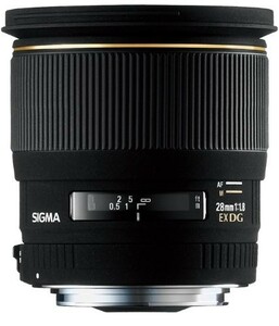 SIGMA 単焦点広角レンズ 28mm F1.8 EX DG ASPHERICAL MACRO ニコン用 フル