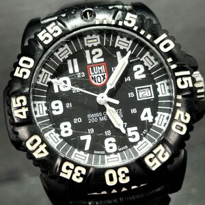 LUMINOX ルミノックス Navy SEALs ネイビーシールズ 3052 カラーマークシリーズ 腕時計 クオーツ アナログ カレンダー ダイバーズ メンズ