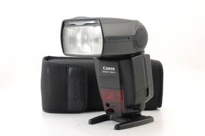 動作品 キャノン Canon SPEEDLITE 580EX II スピードライト ストロボ フラッシュ ケース付 管GG2439