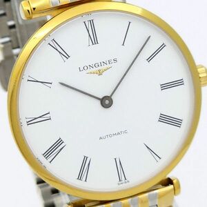 ★良品 1円 LONGINES ロンジン グランドクラシック L4.708.2 自動巻 動作品 裏スケ コンビ KB0228T（NN 47）