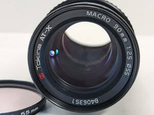 ★良品★ Tokina AT-X MACRO 90mm F2.5 Fマウント トキナー MF一眼用レンズ 中望遠単焦点 マクロレンズ #1131