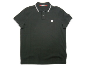 2022SS■サイズS■新品 本物保証■モンクレール/MAGLIA POLO MANICA C/半袖/ポロシャツ/POLO SHIRT/メンズ/MONCLER/999/ブラック/黒