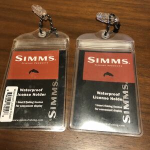 シムス simms ウォータープルーフ ライセンスホルダー　フライパッチ