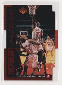 1998-99 UD Michael Jordan MJ23 Quantum Bronze card #1040/2300