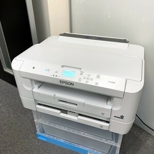 @S1548 現状品/ジャンク品 EPSON PX-S5080 ビジネスプリンター インクジェット A3対応 ノズル詰り? 総印刷17枚 ACコード付属