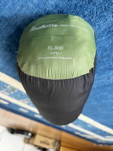 美品 PUROMONTE プロモンテ シュラフ Down Sleeping Bag EL300 0℃〜対応