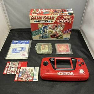 X116-I56-992 SEGA セガ ゲームギア HGG-3210RAY 魔法騎士レイアース ゲーム機 ソフト付き