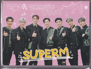 ☆New！■SuperM/スーパーエム■新スケジュールダイアリー☆韓国SHINeeテミン/EXOベクヒョン/カイ/NCT127/テヨン/マーク/WayVルーカス/テン