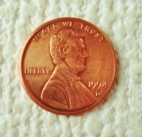 ◎1セント硬貨/ONE CENT/1 CENT/アメリカ合衆国/エイブラハム・リンカーン大統領/1994年/即決◎
