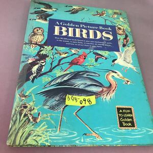 B05-098 A GOLDEN PICTURE BOOK BIRDS GOLDEN PLESS 外国語書籍