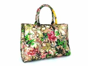 1円 ■美品■ Vivienne Westwood ヴィヴィアンウエストウッド ナイロン トートバッグ ショルダーバッグ レディース マルチカラー BG8274