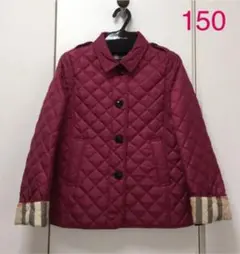 【美品】バーバリー キルティングコート  150