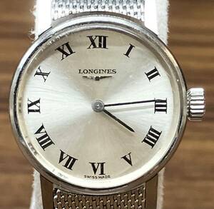 LONGINES ロンジン アナログ ラウンド レディース ローマン 手巻き時計 腕時計