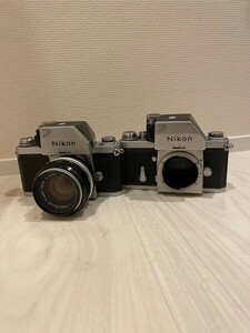 ④ まとめて出品　Nikon ニコン F フィルムカメラ カメラ シルバー　レンズ　1:1.4　f=50　ヴィンテージ　ボディ