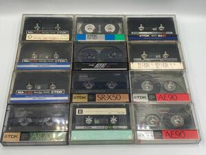 【送料無料】カセットテープ　使用済　12本 メタル　ノーマル混在　80s クラブ