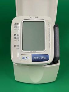 CITIZEN★シチズン 手首式血圧計 CH-650F ホワイト 