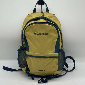 ⑧BN4276● Columbia コロンビア CASTLE ROCK 15 キャッスル ロック 15 リュックサック イエロー グリーン