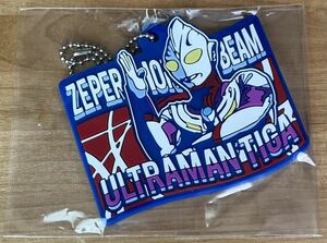 ◇ウルトラマン ウルトラマンティガ マルチタイプ ゼペリオン光線 ラバーキーホルダー 2016 バンプレスト 中古