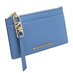 【新品 未使用】マイケルコース MICHAEL KORS EMPIRE 小銭入れ コインケース ブランド 34H3G8ED1L LEATHER 457 FRENCH BLUE ブルー系