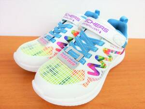 【未使用訳あり】 SKECHERS スケッチャーズ JUMPSTERS-RADIANT SWIRL キッズスニーカー WMLT 左19cm 右20cm 【0026】