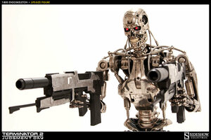 【玩具模型】SIDESHOW LIFE-SIZE TERMINATOR T-800 ENDOSKELETON サイドショウ ターミネーター 全体像 限定版 模型1:1スケール Q95