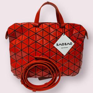 未使用 バオバオイッセイミヤケ BAO BAO ISSEY MIYAKE Tonneau Matte 大容量 2WAY トートバッグ ショルダーバッグ BB63-AG213