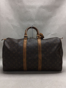 LOUIS VUITTON◆キーポル45_モノグラム_BRW/PVC/BRW